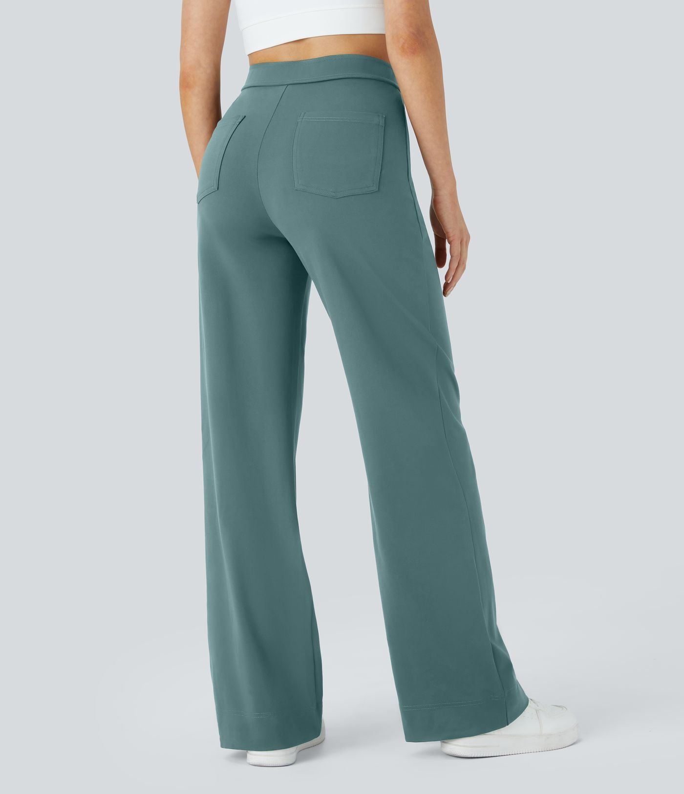 Merel | Elastische Broek Met Hoge Taille