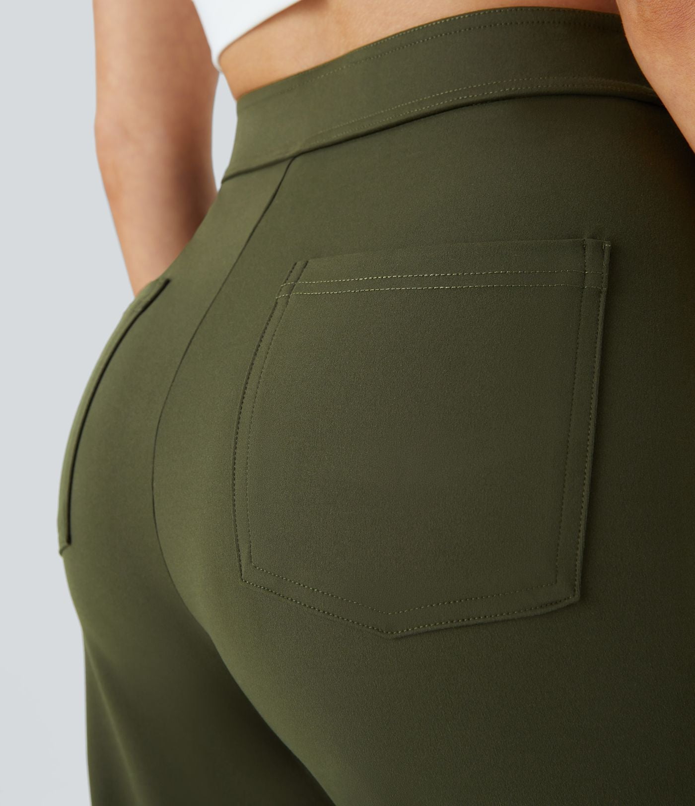 Merel | Elastische Broek Met Hoge Taille