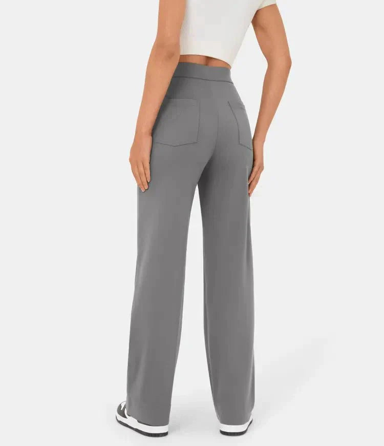 Merel | Elastische Broek Met Hoge Taille