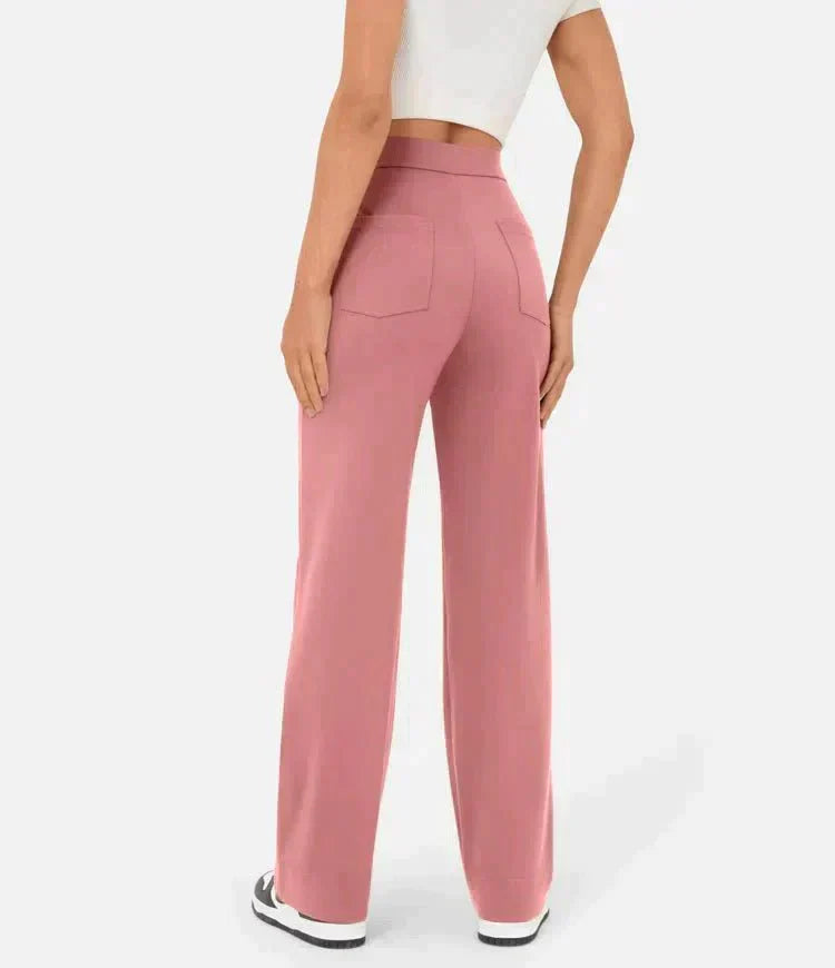 Merel | Elastische Broek Met Hoge Taille