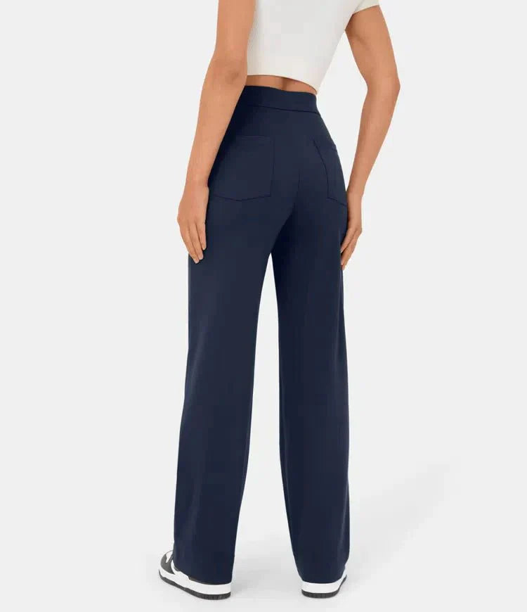 Merel | Elastische Broek Met Hoge Taille