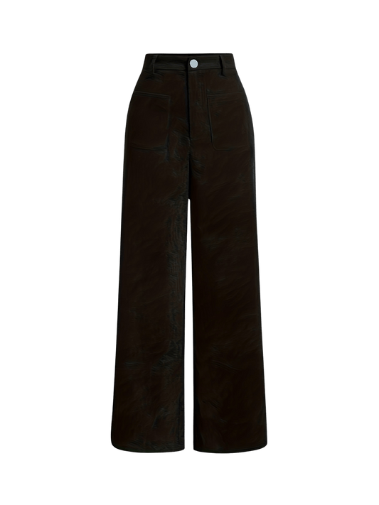 Anne | Wijde Corduroy Broek